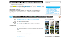 Desktop Screenshot of experiencestouristiques.fr